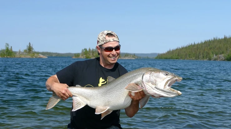 Image of catched fish at Great Slave Lake