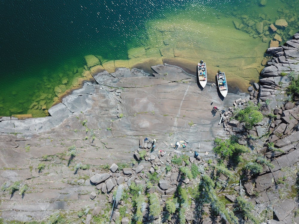 Küstenlinie des Great Slave Lake