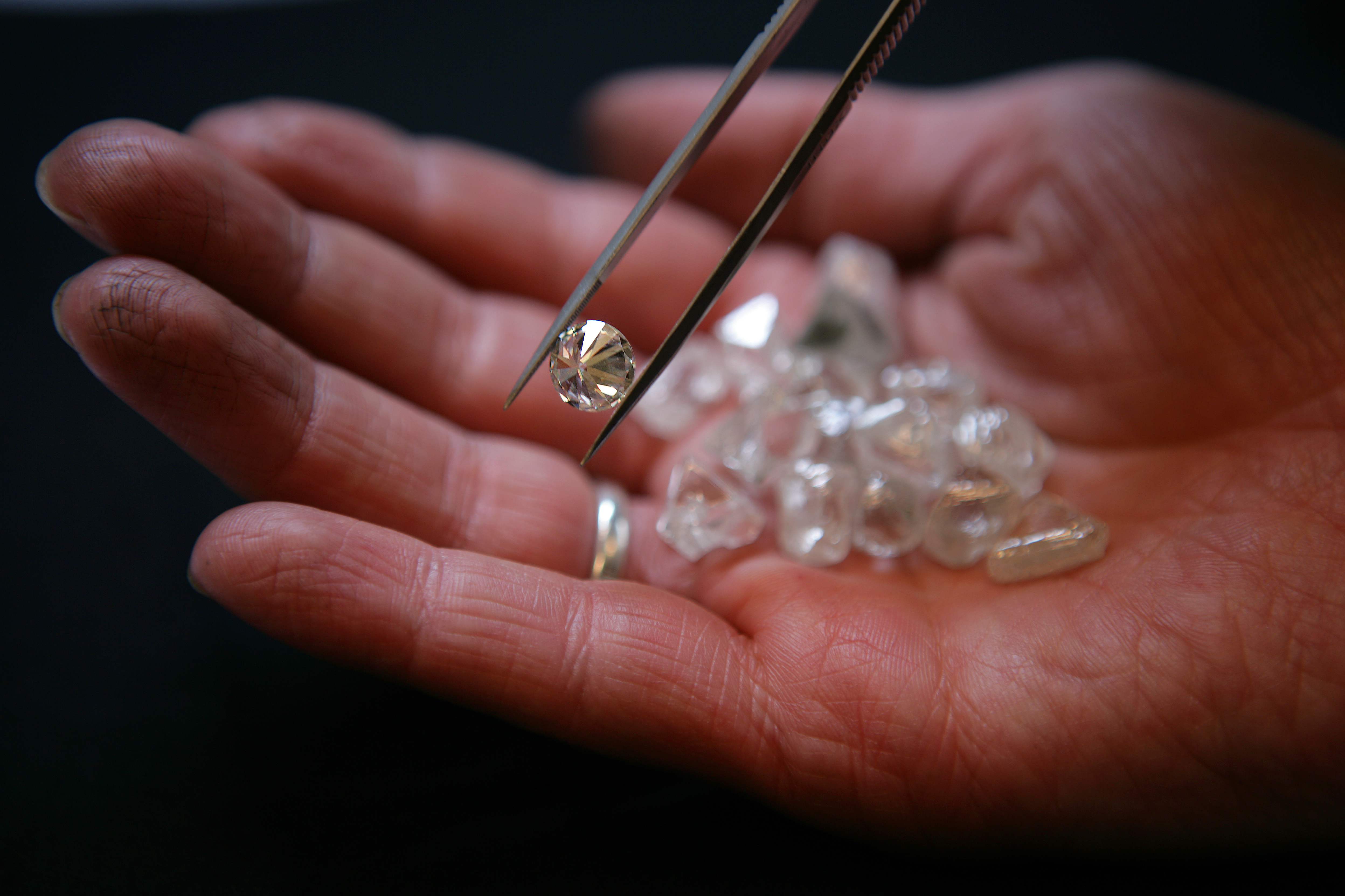 Schillernde Diamanten